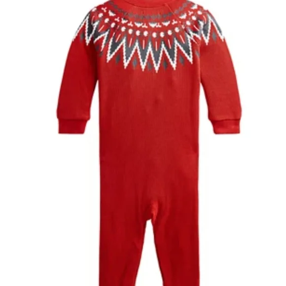 🆕️Ralph Lauren Fair Isles Waffle Knit Coverall